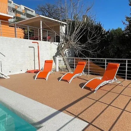 New 6br Heated Pool Gas Bbq Mountain View Cagnes-sur-Mer